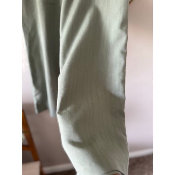 Marsh Landing High Waist Green Drawstring Comfy Cropped Pants w/ Pockets SMALL - Picture 5 of 7